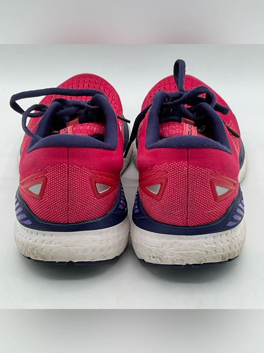 Brooks Glycerin GTS 20 Women’s Size 9 B Running Shoes Pink Navy Support